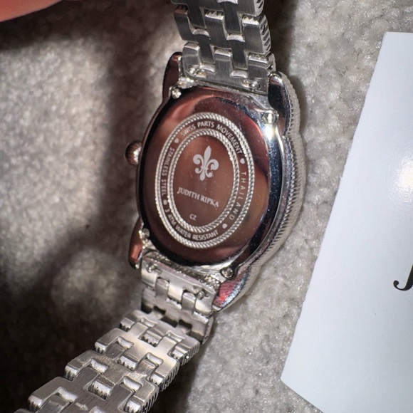 Vintage Judith Ripka Stainless steel CZ Watch - Picture 10 of 16